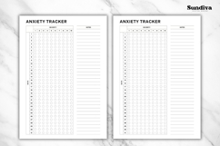 Anxiety Tracker Printable 3 | Daily Tracker Template Product Image 3