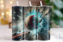 Baseball Tumbler Wrap | Sublimation | Tumblers Product Image 1