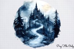 Gothic Spooky Winter Clipart PNG Product Image 1