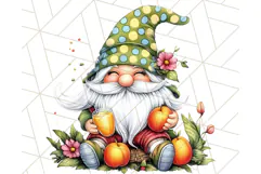 Summer Garden Gnomes Clipart PNG, Summer Country Gnomes Png Product Image 5