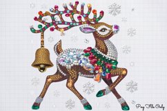 Faux Rhinestones Christmas Sublimation PNG Product Image 1