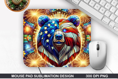 Mouse Pad Sublimation, 4th Of July Mouse Pad PNG Product Image 1
