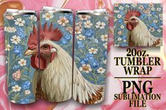 Quirky Animal Portrait Wrapped Tumbler Product Image 1