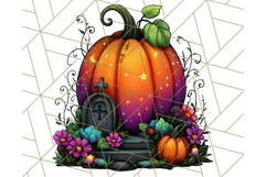 Enchanted Graveyard Halloween PNG Clipart Product Image 5