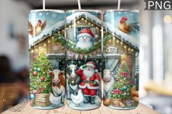 Farm Animals Tumbler Wrap - Christmas Tumbler Design Product Image 1