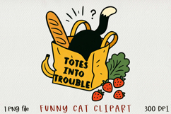 Cute &amp; Funny Cat BUNDLE, PNG. Product Image 25