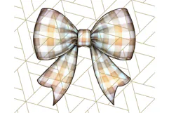 Fall Bow Clipart, Autumn Hair Bows PNG, Fall Ribbon Png Product Image 5
