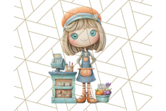 Cute Career Clipart Watercolor Professions Clip Art for Kids Product Image 5