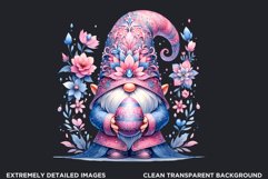 Easter Gnome clipart, Easter clipart, Spring sublimation Product Image 2