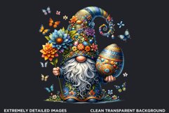 Easter Gnome clipart, Easter clipart, Spring sublimation Product Image 2