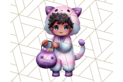 Pastel Halloween Clipart Cute PNG Graphics, Halloween Png Product Image 5