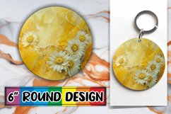 Sublimation Spring Garden Round Design Nature's Product Image 1