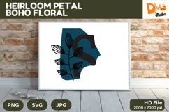 Heirloom Petal Boho Floral Monogram Product Image 1