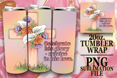 PRESENT OF HARMONY 20oz TUMBLER WRAP, Cross Product Image 1