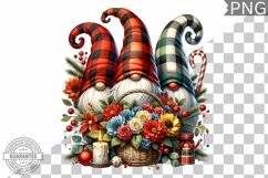 Christmas Gnome Sublimation - Clipart PNG Design Product Image 1