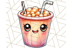 Sweet Treat Face PNG Clipart, Cute Kawaii Dessert Art Png Product Image 5