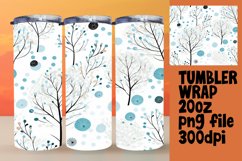 Whimsical Winter Tumbler Wrap - Festive 20oz Product Image 1