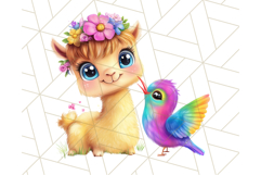 Cute Animal Friends Clipart PNG, Bright Spring Animal Duos Product Image 5
