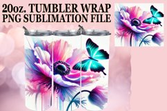 Dreamy vibes 20oz tumbler wrap, Butterfly Product Image 1