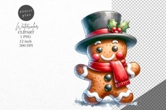 Christmas clipart|Gingerman clipart|Christmas sublimation Product Image 1