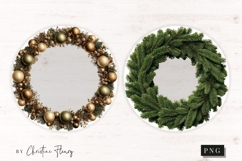 4 Christmas Photo Ornament PNG Product Image 2