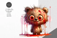 Halloween clipart, Teddy bear clipart, Autumn clipart Product Image 1