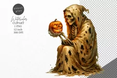 Halloween clipart, Skeleton clipart, Autumn clipart Product Image 1