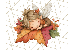 Fall Fairy Clipart PNG, Autumn Fairy People With Wings Product Image 5