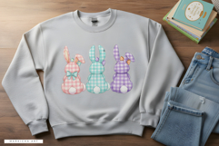 Cute Easter Bunnies Png Sublimation Product Image 4