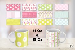 12 Shabby Chic Flowers Mug Sublimation PNG Bundle, Mug Wrap Product Image 2