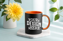 Coffee Mug Mockups, Spring Mug Mockup, Styled Stock Mockup Product Image 1