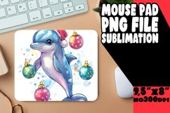 Blissful Mouse Pad Sublimation Magic, Christams Product Image 1