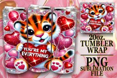 SWEET ADVENTURES 20oz TUMBLER WRAP, Valentines Product Image 1