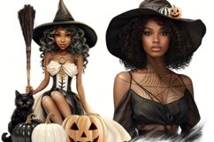 Neutral Halloween Witch Fashion Clipart for Sublimation Product Image 7
