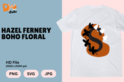 Hazel Fernery Boho Floral Monogram Product Image 1