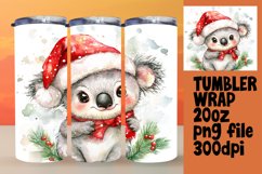 Unique Tumbler Sublimation Design , Christmas Animals Product Image 1
