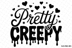 Pretty Creepy Svg | Halloween Svg | Svg Cut Files Product Image 1