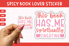 Printable Spicy Book Lover Sticker | Spiritually Sweating Product Image 1