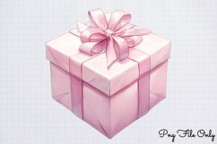 Retro Pink Christmas Sublimation Clipart PNG Product Image 1