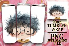 Child&#039;s Fantasy: Boho Watercolor Tumbler Sublimation Product Image 1