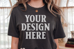 Comfort Colors 1717 Pepper T-Shirt Mockup Product Image 1