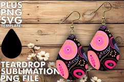 Creative Teardrop Expressions: Sublimation Treasures Product Image 1