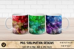 Mug Sublimation Wrap Bundle 3.Abstract Mugs. Product Image 2