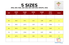 Colorful Flying Kite Applique Design Product Image 3