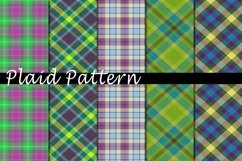 Plaid Pattern Digital Paper Bundle Product Image 1