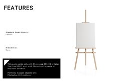 Easel Stand with Canvas Product Image 2