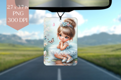 Ballerina Girl Air Freshener PNG Product Image 1