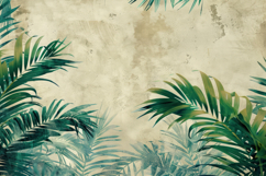 Palm Branch Background Wallpaper Product Image 1