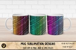 Mug Sublimation Wrap Bundle 4.Abstract Mugs. Product Image 5