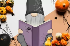 Funny halloween gnome clipart. Sublimation PNG. Product Image 2